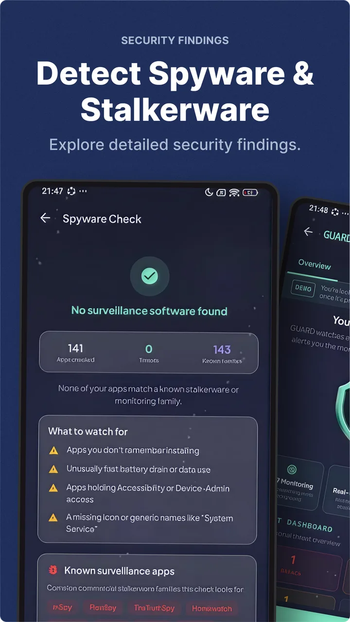 Detect Spyware & Stalkerware