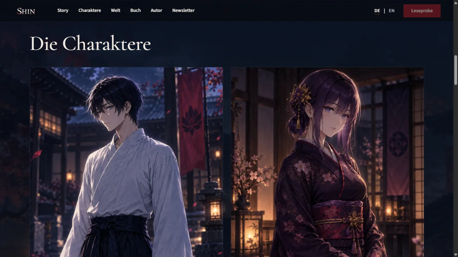 Character section